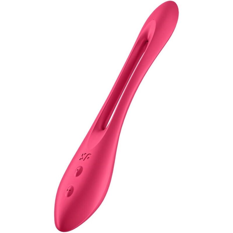 Mercadox SATISFYER - MULTI VIBRADOR ELASTIC JOY VERMELHO