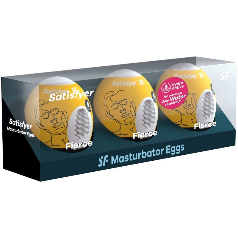 SATISFYER - 3 OVOS MASTURBADORES FIERCE - Image 2
