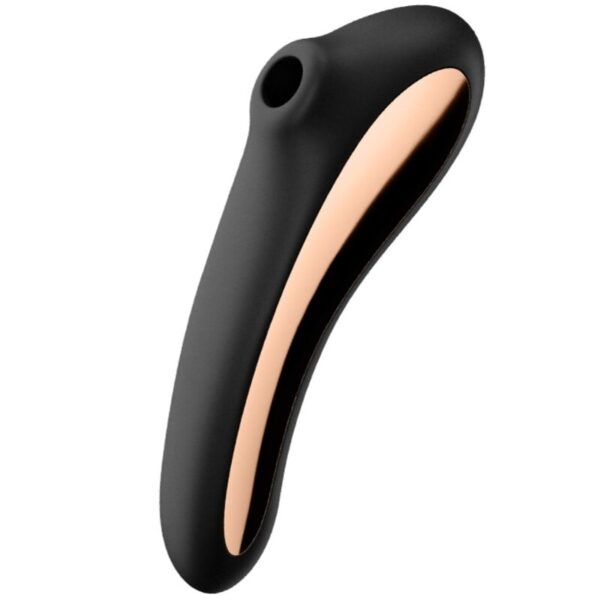 Mercadox SATISFYER - VIBRADOR DE PULSO DE AR DUAL KISS PRETO