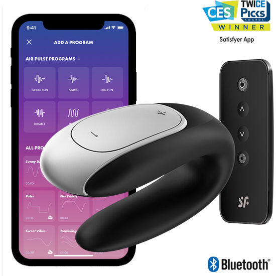 Mercadox SATISFYER - VIBRADOR DOUBLE FUN PARTNER PRETO