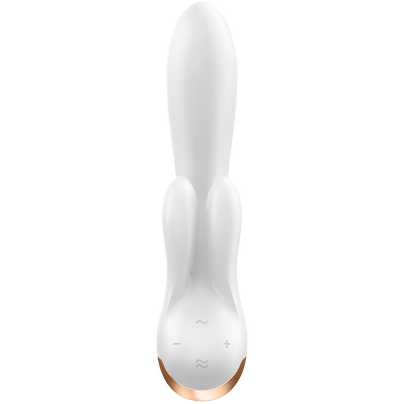SATISFYER - APLICATIVO VIBRADOR DOUBLE FLEX BRANCO - Image 3