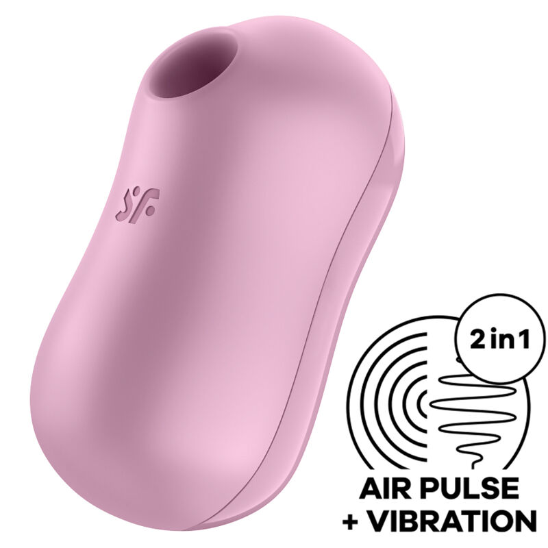 Mercadox SATISFYER - ESTIMULADOR E VIBRADOR DE PULSO DE AR COTTON CANDY LILÁS