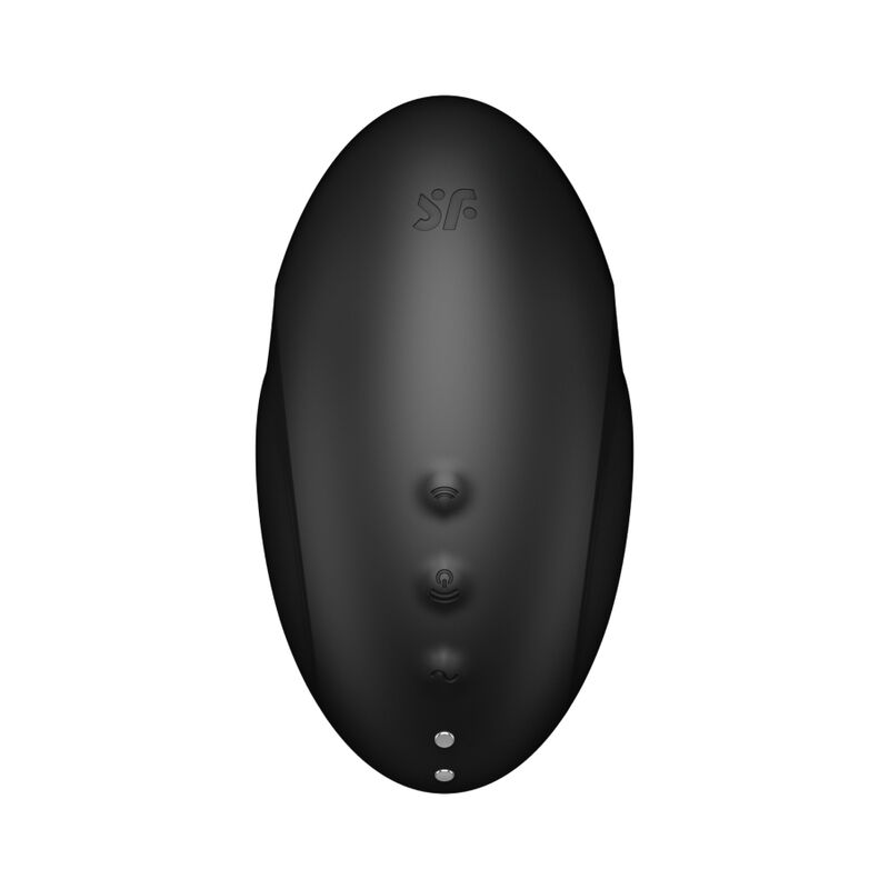 SATISFYER - ESTIMULADOR E VIBRADOR DE PULSO DE AR VULVA LOVER 3 PRETO - Image 3