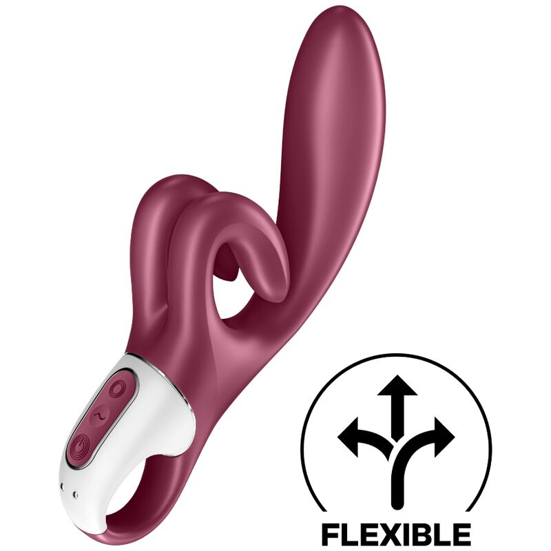 Mercadox SATISFYER - TOUCH ME COELHO VIBRAO VERMELHO