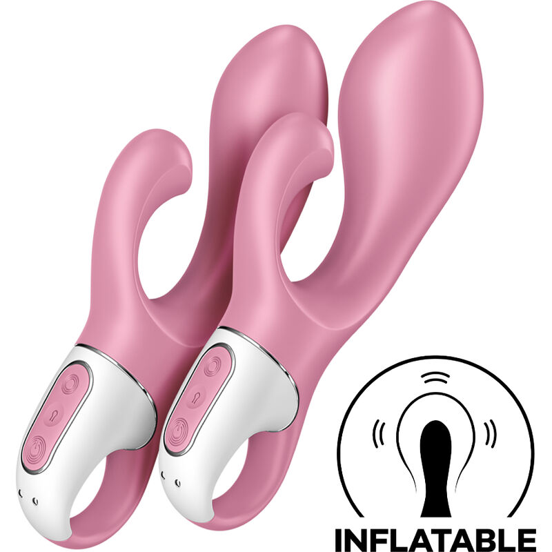 Mercadox SATISFYER - BOMBA DE AR BUNNY 2 ROSA