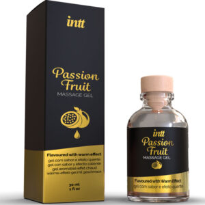 INTT MASSAGE & ORAL SEX – GEL DE MASSAGEM COM SABOR DE MARACUJÁ COM EFEITO CALOR