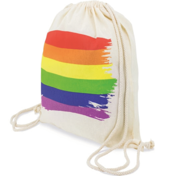 Mercadox PRIDE - MOCHILA COM BANDEIRA LGBT DE ALGODO