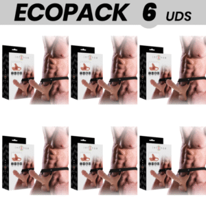 ECOPACK 6 UNIDADES – INTENSE ARNÊS OCO COM DILDO 16 X 3,5 CM