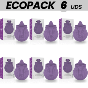 ECOPACK 6 UNIDADES – INTENSE ESTIMULADOR DE CLITÓRIS VIOLETA INTENSE – 10 VIBRAÕES LILS