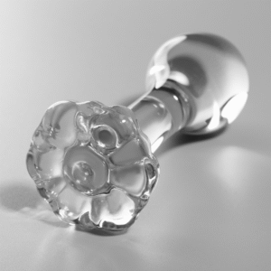NEBULA SERIES BY IBIZA – MODELO 2 ANAL PLUG VIDRO BOROSILICADO TRANSPARENTE 11 CM -O- 3.5 CM