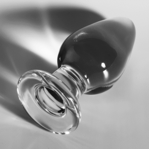 NEBULA SERIES BY IBIZA – MODELO 3 ANAL PLUG VIDRO BOROSILICADO TRANSPARENTE 11 CM -O- 5 CM