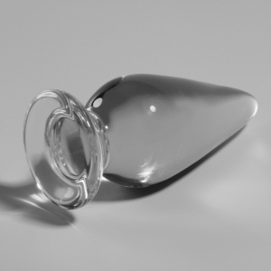 NEBULA SERIES BY IBIZA – MODELO 4 ANAL PLUG VIDRO BOROSILICADO TRANSPARENTE 11 CM -O- 5 CM