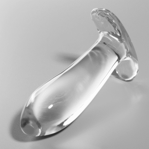 NEBULA SERIES BY IBIZA – MODELO 5 ANAL PLUG VIDRO BOROSILICADO TRANSPARENTE 12.5 CM -O- 3.5 CM
