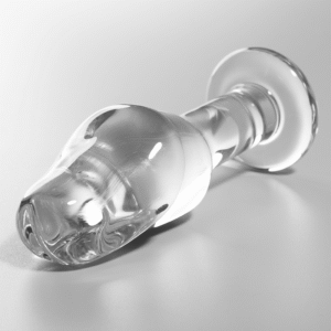 NEBULA SERIES BY IBIZA – MODELO 6 ANAL PLUG VIDRO BOROSILICADO TRANSPARENTE 12.5 CM -O- 4 CM