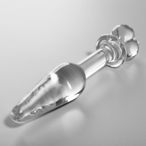 NEBULA SERIES BY IBIZA – MODELO 7 ANAL PLUG VIDRO BOROSILICADO TRANSPARENTE 13.5 CM -O- 3 CM