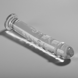 NEBULA SERIES BY IBIZA – MODELO 16 DILDO VIDRO BOROSILICADO TRANSPARENTE 18.5 CM -O- 3 CM