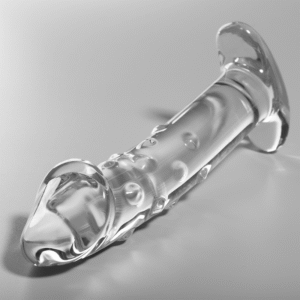 NEBULA SERIES BY IBIZA – MODELO 19 DILDO VIDRO BOROSILICADO TRANSPARENTE 18.5 CM -O- 4 CM