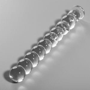 NEBULA SERIES BY IBIZA – MODELO 22 DILDO VIDRO BOROSILICADO TRANSPARENTE 21.5 CM -O- 2.5 CM