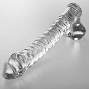 NEBULA SERIES BY IBIZA – MODELO 23 DILDO VIDRO BOROSILICADO TRANSPARENTE 21.5 CM -O- 4 CM