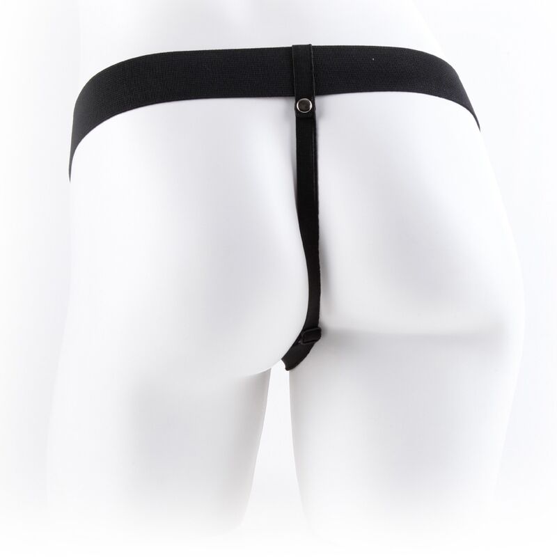 FETISH FANTASY SERIES - ARNÊS AJUSTVEL COM CONTROLE REMOTO PÊNIS REALISTA COM TESTÍCULOS 23 CM - Image 3