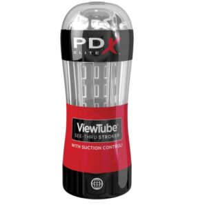PDX ELITE – STROKER MASTURBADOR VIEWTUBE CONTROLE SUCÇÃO CLARA