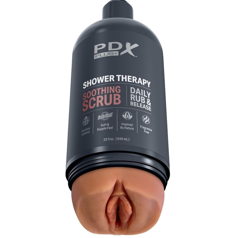 Mercadox PDX PLUS - STROKER MASTURBATOR DISCREET GARRAFA DESIGN CALMANTE SCRUB CANDY SHAMPOO
