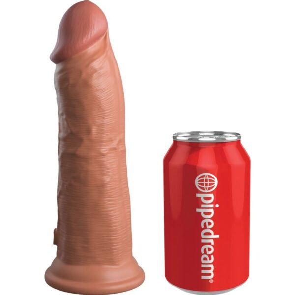 Mercadox KING COCK - ELITE VIBRADOR REALÍSTICO E SILICONE 20.3 CM CARAMELO