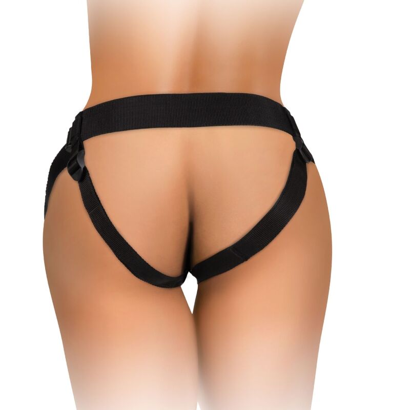 KING COCK - ELITE KIT DE ARNÊS AJUSTVEL DELUXE ANEL COM TESTÍCULOS E DILDO 20.3 CM - Image 3