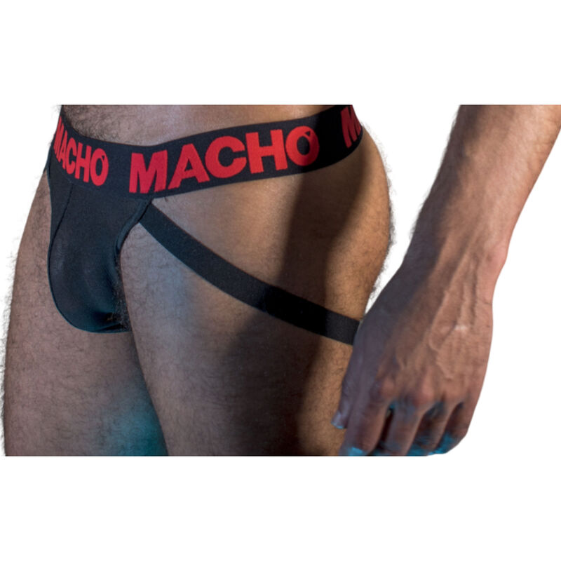 MACHO - MX26X2 JOCK PRETO/VERMELHO S - Image 2