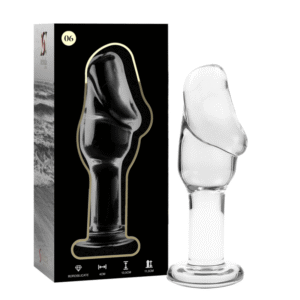 NEBULA SERIES BY IBIZA – MODELO 6 ANAL PLUG VIDRO BOROSILICADO TRANSPARENTE 12.5 CM -O- 4 CM