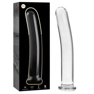 NEBULA SERIES BY IBIZA – MODELO 9 DILDO VIDRO BOROSILICADO TRANSPARENTE 15.5 CM -O- 2.5 CM