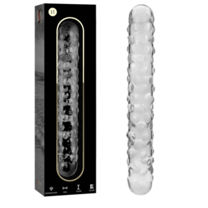 NEBULA SERIES BY IBIZA – MODELO 15 DILDO VIDRO BOROSILICADO TRANSPARENTE 18.5 CM -O- 3 CM