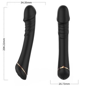 ARMONY – DILDO VIBRADOR SILICONE PRETO