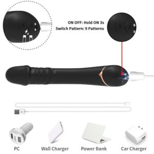 ARMONY – DILDO VIBRADOR SILICONE PRETO