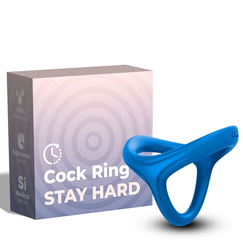 Mercadox ARMONY - ANEL DUPLO SILICONE TRESOR AZUL