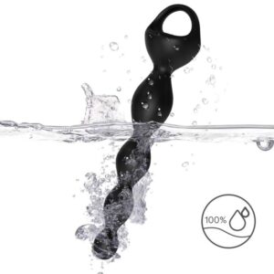 ARMONY – PLUG ANAL DE DEDO VIBRADOR PRETO