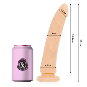 DELTA CLUB – TOYS DILDO MÉDICO NATURAL SILICONE 23 CM -O- 4.5 CM