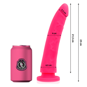 DELTA CLUB – TOYS DILDO MÉDICO DE SILICONE ROSA 23 CM -O- 4.5 CM