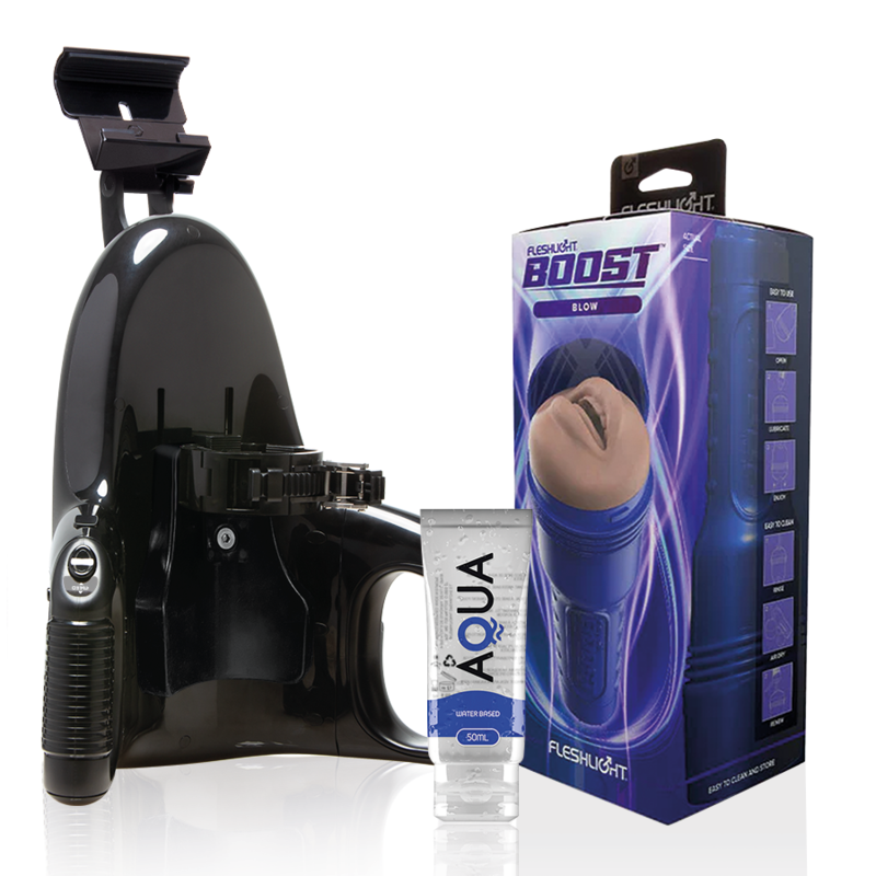 Mercadox FLESHLIGHT - BLOW LM FLESH RP + LANÇAMENTO UNIVERSAL + LUBRIFICANTE AQUA QUALITY 50 ML