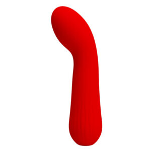 PRETTY LOVE – VIBRADOR RECARREGVEL FAUN VERMELHO