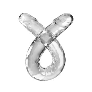 KING COCK – DOUBLE TROUBLE DILDO DUPLO 46 CM TRANSPARENTE