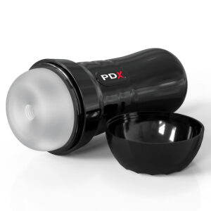 PDX EXTREME – SLIDE & GLIDE MASTURBADOR AUTOLUBRIFICANTE TRANSPARENTE