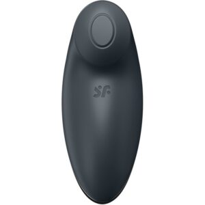SATISFYER – TAP & CLIMAX 2 VIBRADOR E ESTIMULADOR CINZA