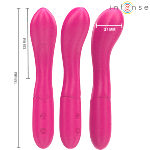 INTENSE – LISETTE VIBRADOR 19 CM FLEXÍVEL 10 VIBRAÇÕES ROSA