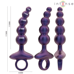 INTENSE – TITO VIBRADOR ANAL PLUG MODELO 3 CONTROLE REMOTO