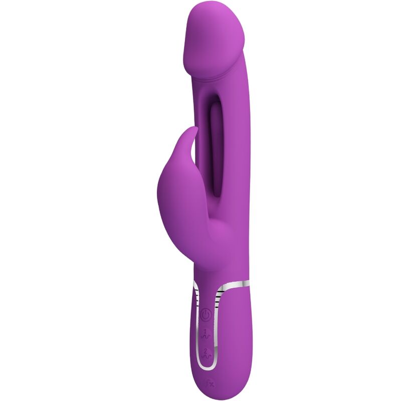Mercadox PRETTY LOVE - KAMPAS 3 EM 1 MULTIFUNCIONAL COELHO VIBRADOR ROXO
