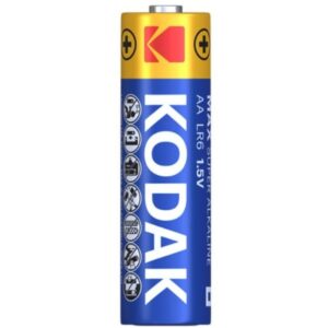 KODAK – MAX PILHA ALCALINA AA LR6 PACOTE*20 PILHAS