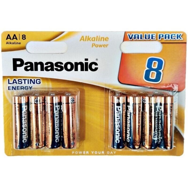 Mercadox PANASONIC - BATERIA ALCALINA BRONZE AA LR6 BLISTER*8