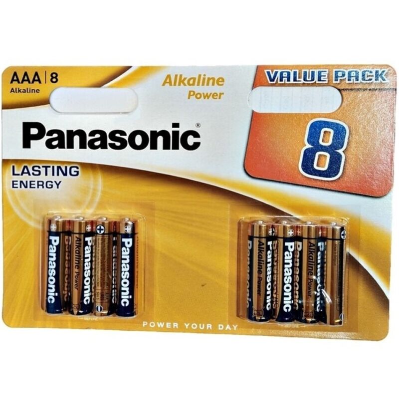 Mercadox PANASONIC - BATERIA ALCALINA BRONZE AAA LR03 BLISTER*8