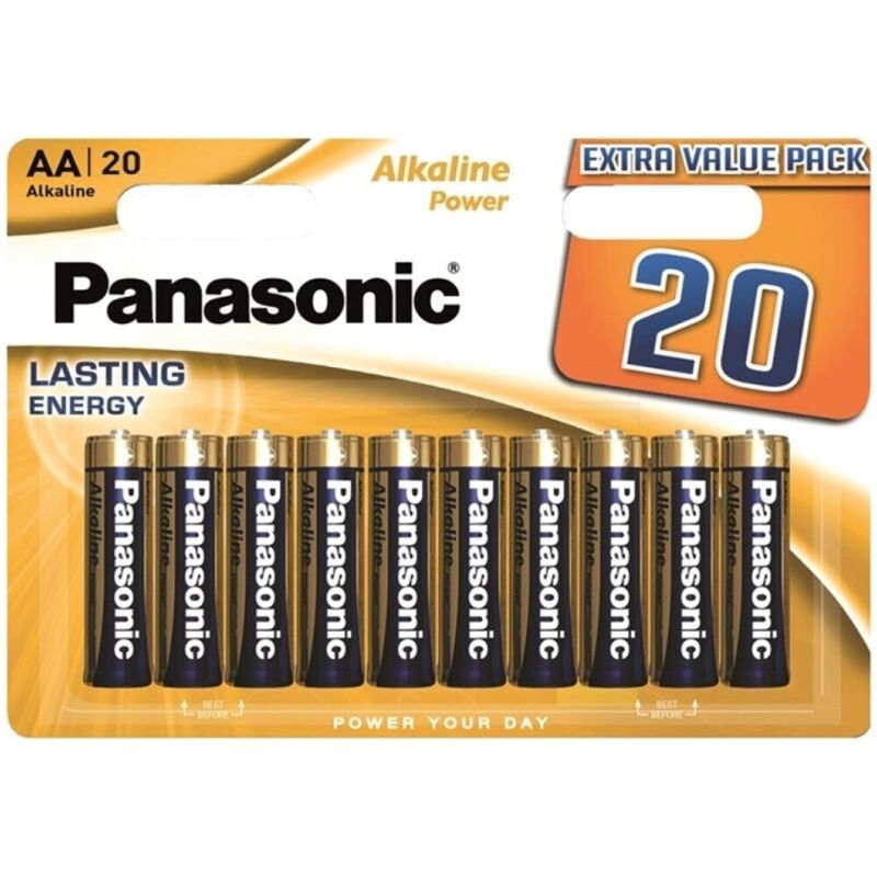 Mercadox PANASONIC - BATERIA ALCALINA BRONZE AA LR6 BLISTER*20